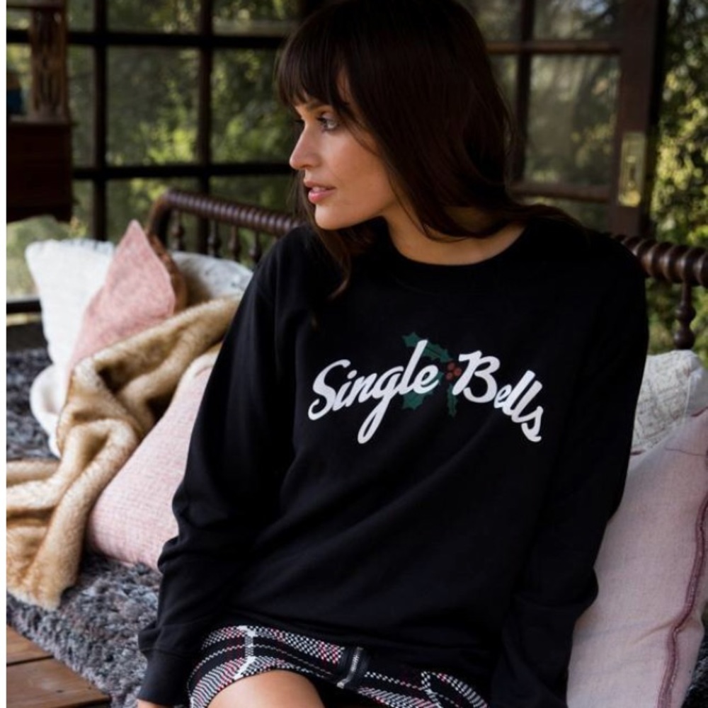 SUBURBAN RIOT Single Bells Holiday Sweatshirt